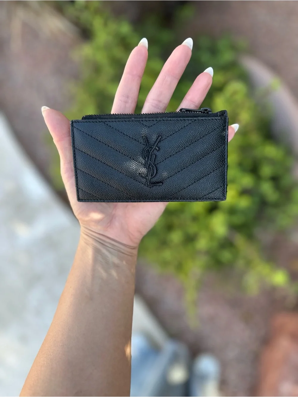 Black YSL card holder caviar leather - Picture 4 of 6